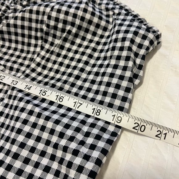 NWT, Torrid, black, gray, & white, checkered tank top. - Picture 4 of 6